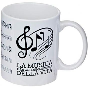 Taza de Porcelana Melodía Perfecta: La Música como Columna Sonora en Paquete Presentación