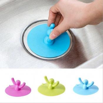 Tapón de fregadero con forma de mano