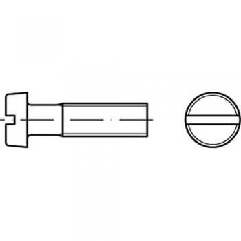 Zylinderschraube DIN 84 Messing M6 12mm