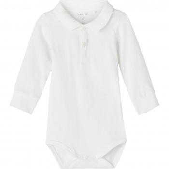 Polo de manga larga brillante “Nbmholger White”