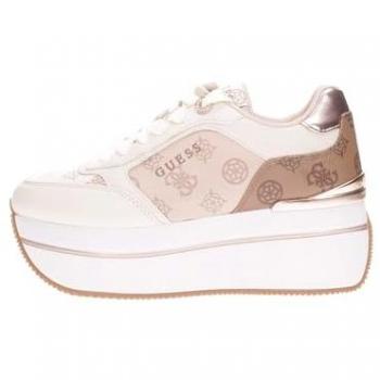 Scarpe Guess donna beige rosa Camrio platform