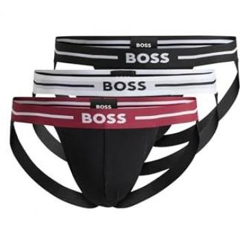 Set Slip Jock Strap Nero – BOSS (3 Unità)