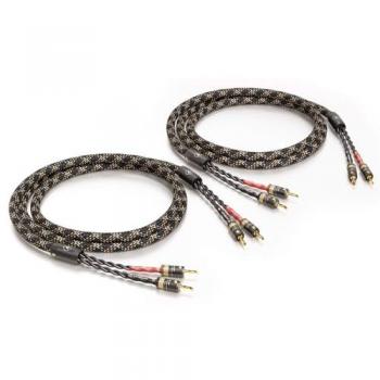 Viablue SC-4 Silber Serie Single Wire 3 Meter Audio-Kabel