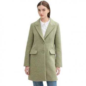 Cappotto Fitted Tom Tailor 102882 Melange Verde Grigio L