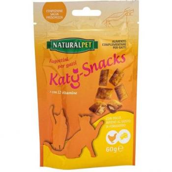 Naturalpet Snack Fagottini ricchi in Pollo ripieni di Formaggio 60 gr