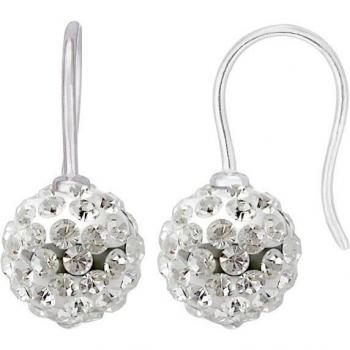 Orecchini LOVA LOLA VAN DER KEEN - Argento Sterling 925 - Cristalli Bianchi - 8 mm