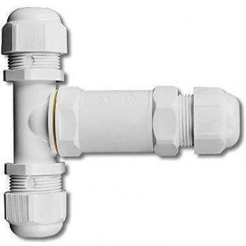VTAC V-tac Vt-869 Scatola Di Derivazione Con 3 Terminali Interni Plastica Bianco IP68