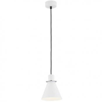 Beverly Dome Ceiling Light in White and Chrome