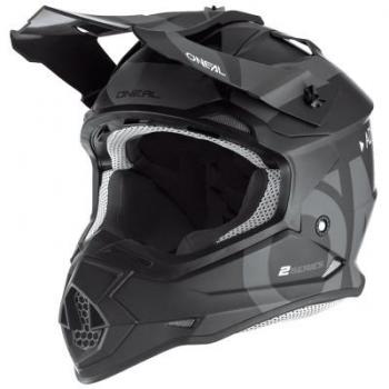 O'Neal Casco Cross 2SRS Slick V.23 Nero-Grigio