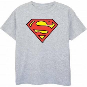 Superman T-shirt Lunga Manica 12-13 Grigio