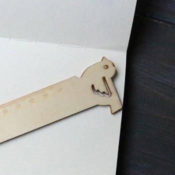 Pédagogue Bois 15 cm – Règle Droite pour Dessin et Mesure