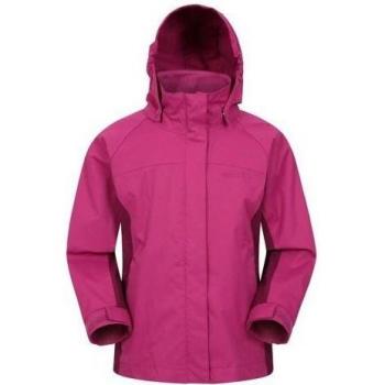 Mountain Warehouse Children's Unisex Shelly II Waterproof Jacket (Berry) - Size 11-12y