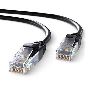 Mr. Tronic 5m Cavo di Rete Ethernet | CAT6, CCA, UTP | Connettori RJ45 | Reti LAN Gigabit Alta Velocità | Connessione Internet | Ideale per PC, Router, Modem, Switch, TV, Computer