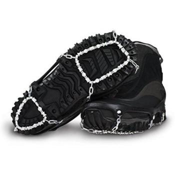 ICEtrekkers Diamond Grip Eisstollen‑Stiefel – Schwarz, Small (35‑37)