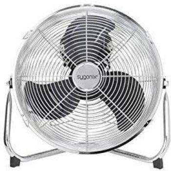 SYGONIX FE‑30 Silber Bodenventilator – 55 W, elegantes Design