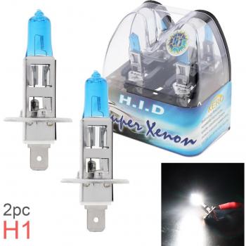 Ampoule halogène H15 12V 15/55W 6000K pour phare avant - 2 pièces