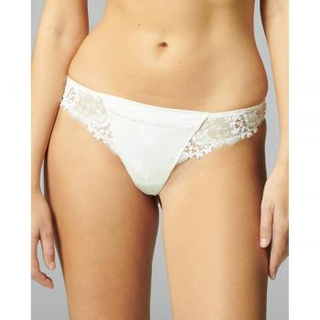 Braga Tanga Simone Pérèle Wish con Encaje Lateral - Marfil - Talla: Mediana