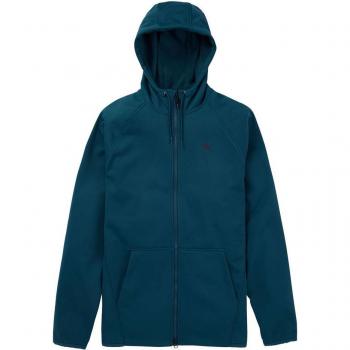 Camiseta de Capucha Burton Crown Full Zip Verde Oscuro
