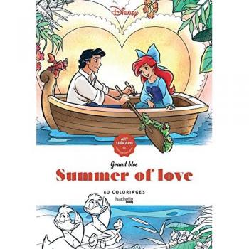 Grand Bloc Disney - Summer of Love: 60 coloriages anti-stress