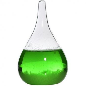Glass Water Bottle with Weather Forecast