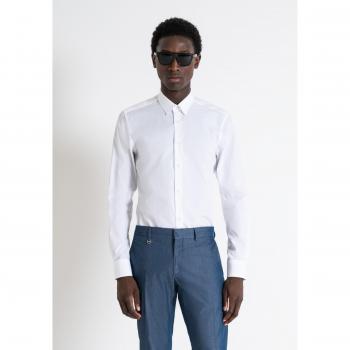 Camisa Blanca Slim Fit NAPOLI en Algodón Easy Iron