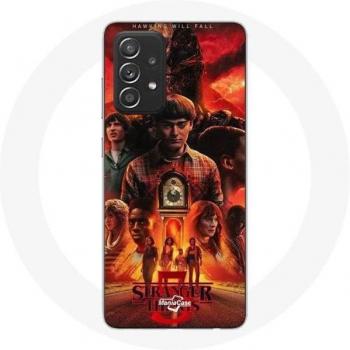 Étui protecteur noir Samsung Galaxy A52 5G – Stranger Things Saison 5 – Maniacase