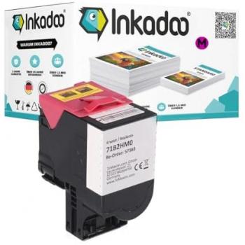 Inkadoo Kompatibler Toner Magenta für Lexmark 71B2HM0, 71B2HK0, 71B20M0