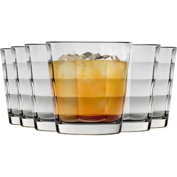 Bormioli Rocco 240ml Cube Whisky Glasses - Set of 6