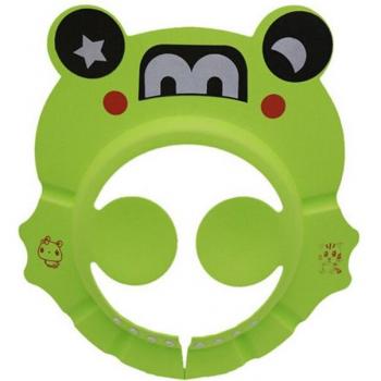 Gorro de champú para bebés con protección ocular