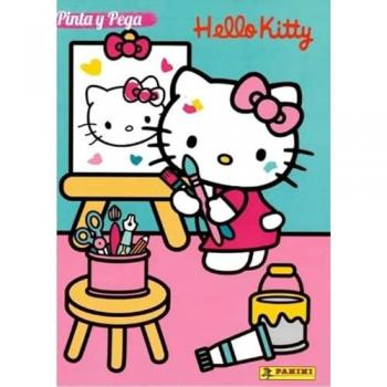 Pinta Y Pega Hello Kitty