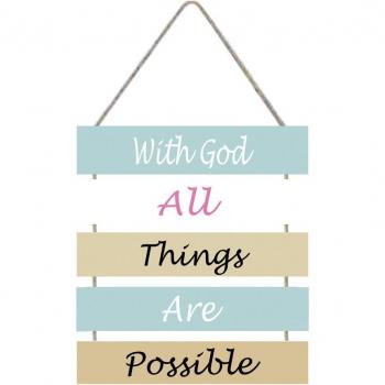 Wooden Door Plaque