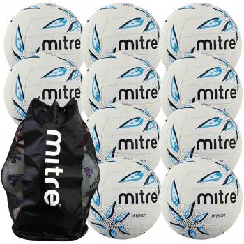 Mitre Intercept Mixed Size 4 Netball Pack