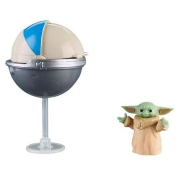 Hasbro Grogu 2,5 cm Actionfigur im schwebenden Kinderwagen