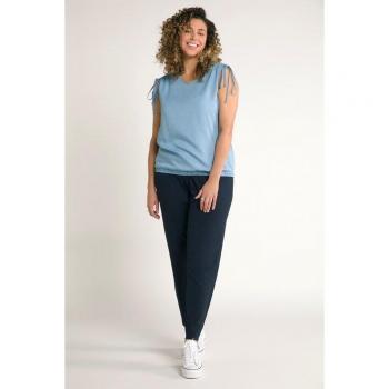 Shirred Shoulder Lyocell Top for Women