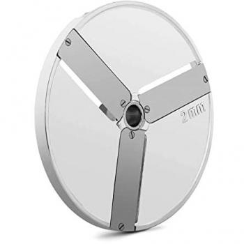 Disco tagliaverdure elettrico 205 mm spessore 2 mm in acciaio inox