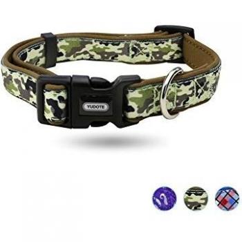 Green Camo Neoprene Classic Collar for Medium Dogs – Yudote
