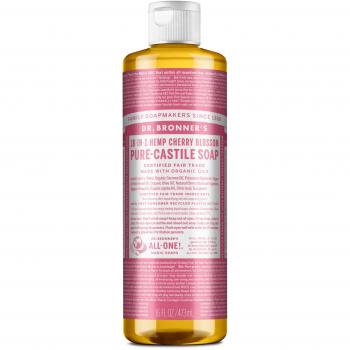 Dr. Bronner's Sapone Liquido 18 in 1 Fiore di Ciliegio 475ml