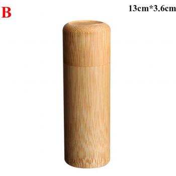 Eco-Friendly Bamboo Tea Canister