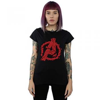 Marvel Damen Avengers Endgame Shattered Logo Shirt