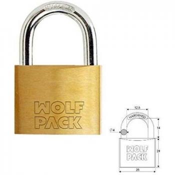Cadenas Wolfpack Laiton Anse Normale 25 mm