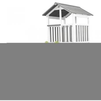 Casa Grande Infantil Axi en Gris y Blanco con Tobogán