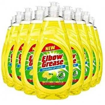 Elbow Grease Washing Up Liquid Lemon Fresh 600 ml