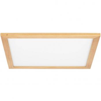 Lámpara de techo LED Joren de Lucande, 52 cm, madera, CCT, control remoto