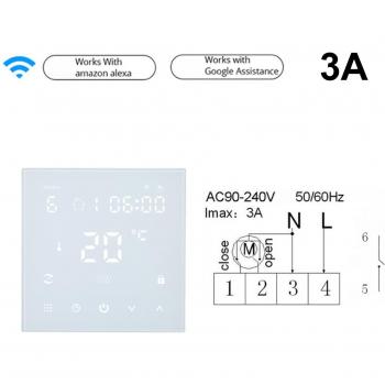 Wi-Fi Digital Thermostat Temperature Controller 16A for Electric Heating