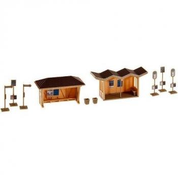 Aubettes de bus en bois - H0 - FALLER 180587