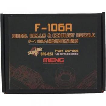 MENG 910937 1:72 F-106A, Räder & Auspuff, Resin