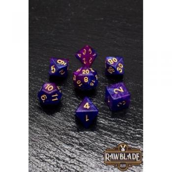 Rawblade galaxy set dados purple (7)
