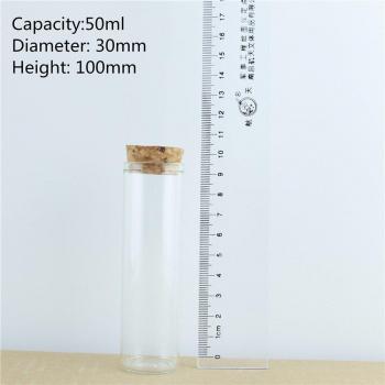 12Pcs In Vitro Glass Bottles for Crafts (50-120ml)