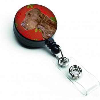 Caroline's Treasures Field Spaniel Christmas Badge Reel
