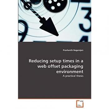 Reducing setup times in a web offset packaging environment